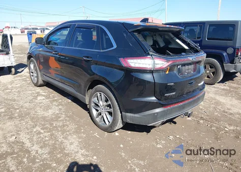 2015 Ford Edge Titanium z USA, uszkodzony, nr VIN 2FMTK4K9XFBC19240